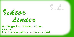 viktor linder business card